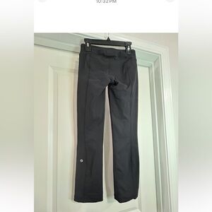 Lululemon 7/8 Pants with‎ Split Hem In Front and Belt Loops
